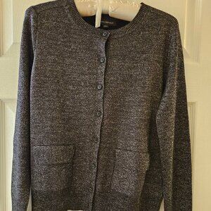 NWOT Banana Republic Sparkly Black Cardigan S